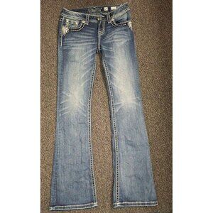 Miss me girls jeans size 14 boot cut (jk7703b2)